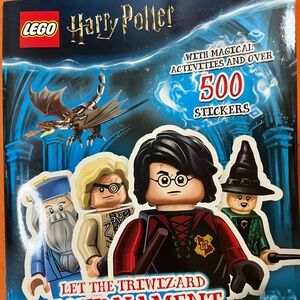 6/$25 Lego Harry Potter Magical Sticker Set - Blue and Red